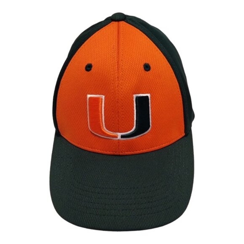 Miami Hurricanes NCAA University Baseball Cap Captivating‎ Headgear Men's OSFA